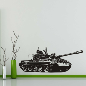 Samolepka na zeď - Tank (120x49 cm)