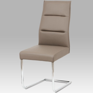 Jídelní židle WE-5033 CAP1 koženka cappuccino - Autronic