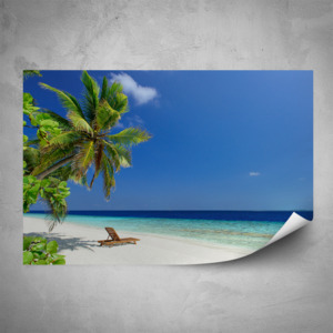Plakát - Pláž Mauricius (120x80 cm)
