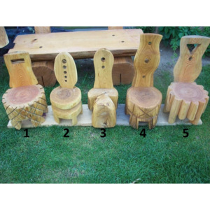 DRDLIK židličky dřevořezba D244 různé varianty
