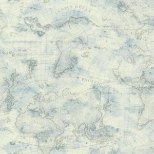 Papírová tapeta - mapa 343020 Atlantic, Eijffinger, rozměry 0,685 × 8,2 m