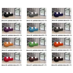 Rohová sedací souprava FILIP 2 (Moderní sedací souprava Filip 2 s velkým výběrem barev a možností rozložení na lůžko)