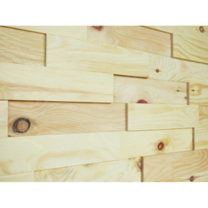 BOROVICE LIMBA 200- kartáčovaný dřevěný obklad, lamela 3D (Dřevěný obklad z masivního dřeva. Dekorativní výzdoba stěn v interiéru.)