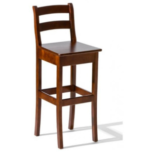Barová židle H-8 dřevěné sedadlo