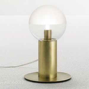 Il Fanale Molecola, stolní mosazná lampa, 1x25W G9, výška 23,4cm