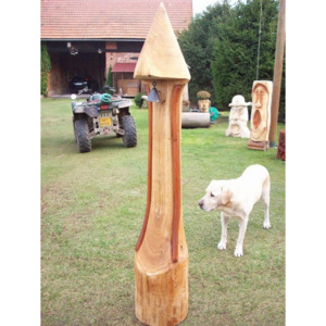 DRDLIK Zvonička 27 dřevořezba 170 cm