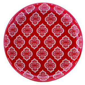 Dezertní talíř 18,5 cm Alcazar Red Circ - Maxwell & Williams