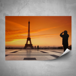 Plakát - Výhled na Eiffelovku (60x40 cm)