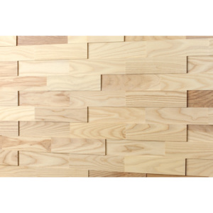 JASAN 200- dřevěný obklad, lamela 3D (Dřevěný obklad z masivního dřeva. Dekorativní výzdoba stěn v interiéru.)