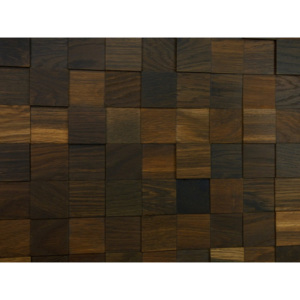 DUB TABÁK 50 (volné)- dřevěný obklad, lamela 3D (Dřevěný obklad z masivního dřeva. Dekorativní výzdoba stěn v interiéru.)