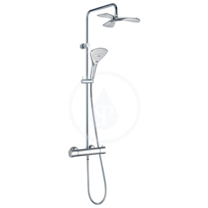 KLUDI Fizz Dual Shower System, termostatická sprchová souprava, chrom 6709605-00