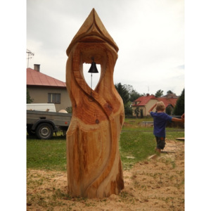 DRDLIK Zvonička 7 dřevořezba 160 cm