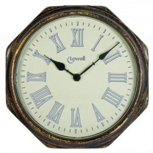Lowell Italy 14705N Clocks 34cm nástěnné hodiny