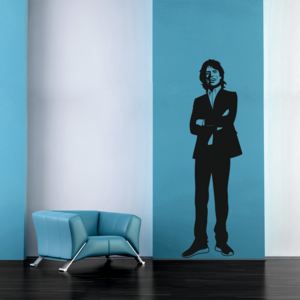 Samolepka na zeď - Mick Jagger (30x95 cm)