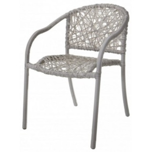 NEST zahradní židle - bílá Dimenza DF-001584