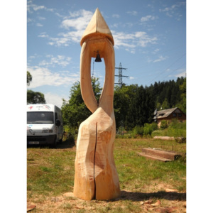 DRDLIK Zvonička 15 dřevořezba 250 cm