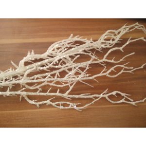 Zimní větvičky bílé 54cm, 6ks