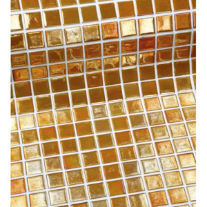 Sapho METAL 31,2x49,5 METAL AURUM Glass mosaic 2,5x2,5 (bal.= 2,00m2)