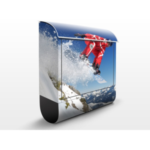 Poštovní schránka s potiskem Skok snowboardisty