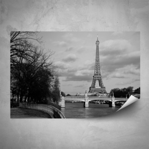 Plakát - Stylová Eiffelovka (60x40 cm)