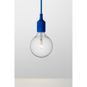 Muuto E27 závěsná lampa modrá