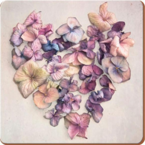 Creative Tops Korkové prostírání Hush Heart Flower Rozměry: 29x29cm - 4ks