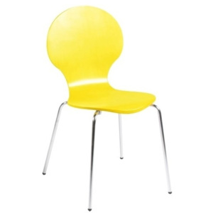 Jídelní židle Line, žlutá SCHDNH0000033552S SCANDI+