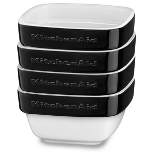 KitchenAid keramický set ramekiny 4ks (KBLR04RMOB) černá