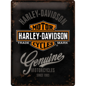 Nostalgic Art Plechová cedule Harley Davidson Rozměry: 30x40cm