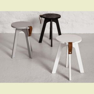 Karup Country dřevěná stolička Bílá barva dřeva