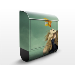Poštovní schránka s potiskem Polibek zlaté rybky
