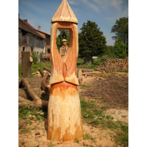 DRDLIK Zvonička 34 dřevořezba 300 cm