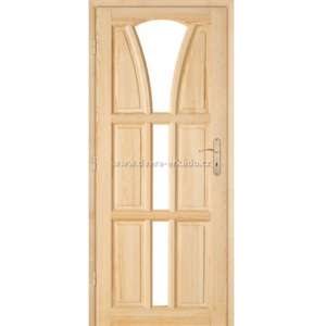 Dřevěné masivni dveře z borovice SERIE 30 - 32