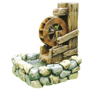 Zahradní kašna - fontána vodní kolo