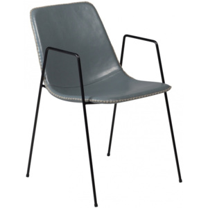 Židle DanForm Floss, šedá ekokůže DF100801572 DAN FORM
