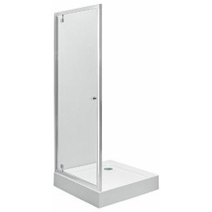 Kolo FIRST křídlové pivotové dveře 90 cm, otevírané vně, do niky nebo pro kombinaci s pevnou boční stěnou Satin ZDRP90214003