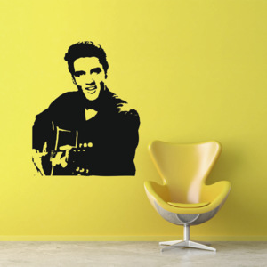 Samolepka na zeď - Elvis Presley (48x60 cm)