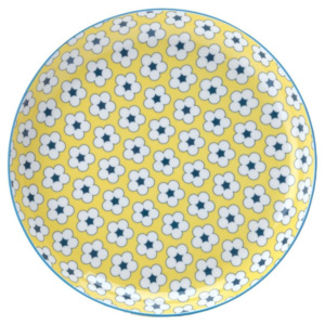 Mělký talíř 23 cm Cotton Bud, žlutý - Maxwell & Williams