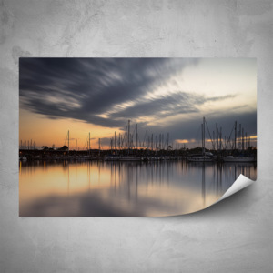 Plakát - Soumrak nad přístavem (60x40 cm)