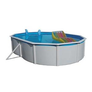 Bazén Steinbach Nuovo de Luxe oval 5,5x3,66x1,2 m s kovovou konstrukcí, vč.pískové filtrace Clean 75