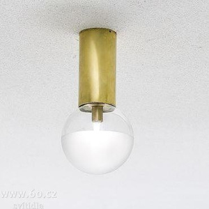 Il Fanale Molecola, stropní mosazné svítidlo, 1x25W G9, prům. 15cm