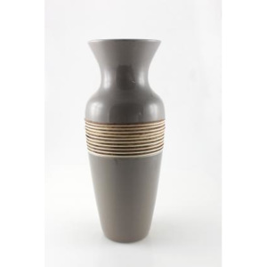 Kolouch Import Váza šedá keramika Provedení: D