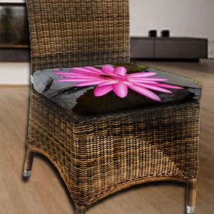 IMPAR Podsedák na židli Růžový květ 40x40x2 cm