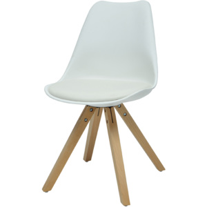 Harmonia Jídelní židle Fashion - bílá/masiv 48 x 83 x 53cm