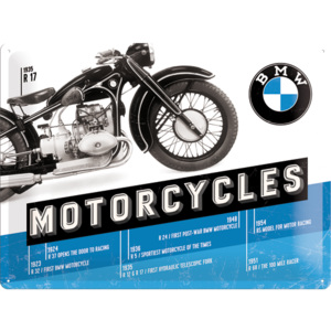 Nostalgic Art Plechová cedule s motivem motocyklu BMW 2 30x40cm Rozměry: 30x40cm