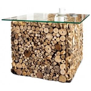 Konferenční stolek Timber I, 50x50 cm in:36583 CULTY HOME