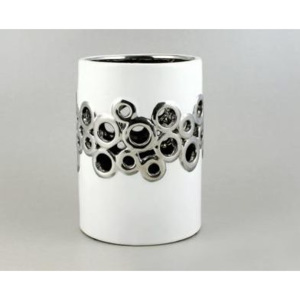 Váza porcelán bílá 13x18cm