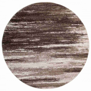 Kusový koberec Agap hnědý 2 kruh, Velikosti 100x100cm