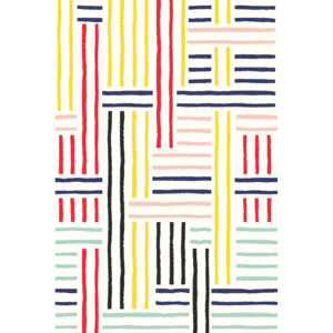 Vliesový tapetový panel 377204, 186x280cm,, Stripes+, Eijffinger, rozměry 1,86 x 2,8 m