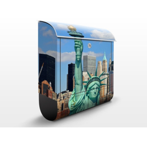 Poštovní schránka s potiskem New York Skyline